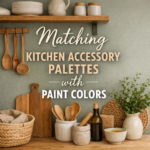 Matching Kitchen Accessory Palettes With Paint Colors for Small Kitchens and Modern Apartments